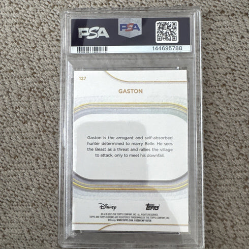 Gaston 2025 Topps Chrome Disney Mini Diamonds #127 Near Mint PSA 10