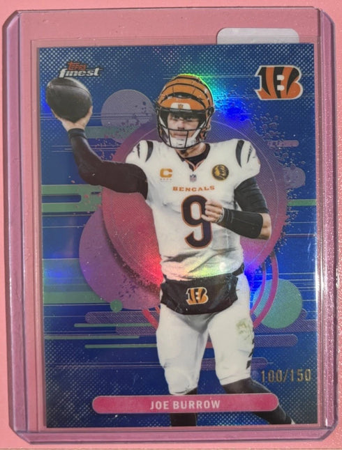 Topps Finest Joe Burrow Cincinnati Bengals #128 NFL Football Card /150