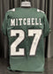 Philadelphia Eagles Quinton Mitchell Signed Custom Green Jersey JSA