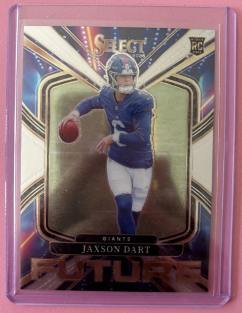 Panini 2025 Select Future Jaxson Dart Giants Rookie Insert #19 Football Card