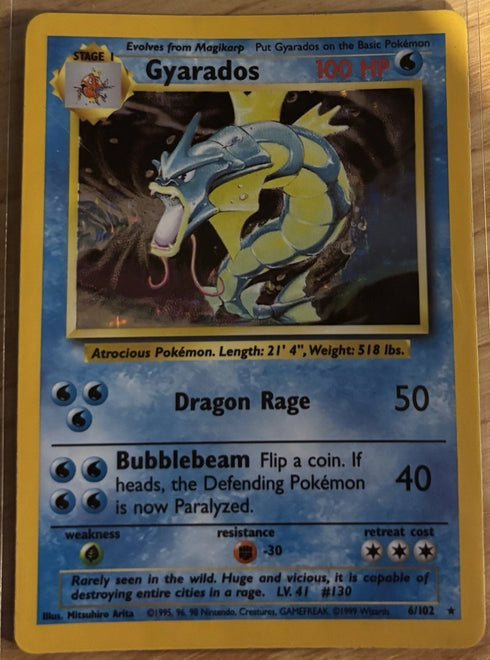 Gyarados 006/102 Base Set Holo
