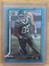 2025 Topps Chrome Mason Taylor RC Aqua Wave Refractor #/199 JETS