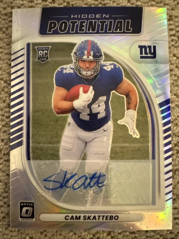 2025 Don Optic Cam Skattebo Silver Rookie Auto Hidden Potential 69/199