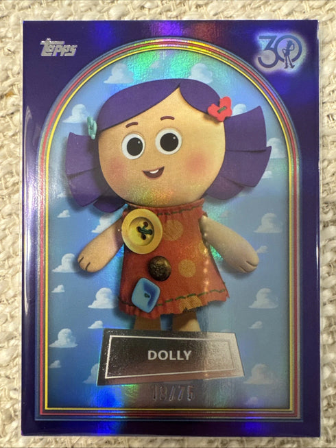 2025 Topps Toy Story 30th Anniversary Purple Dolly #75 Card