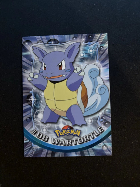 Wartortle #08 TOPPS Pokemon Card 2000 Nintendo Black Label