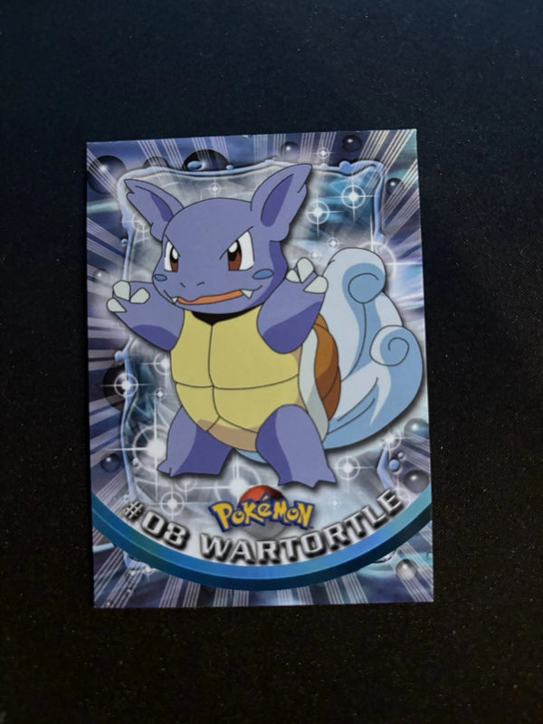 Wartortle #08 TOPPS Pokemon Card 2000 Nintendo Black Label