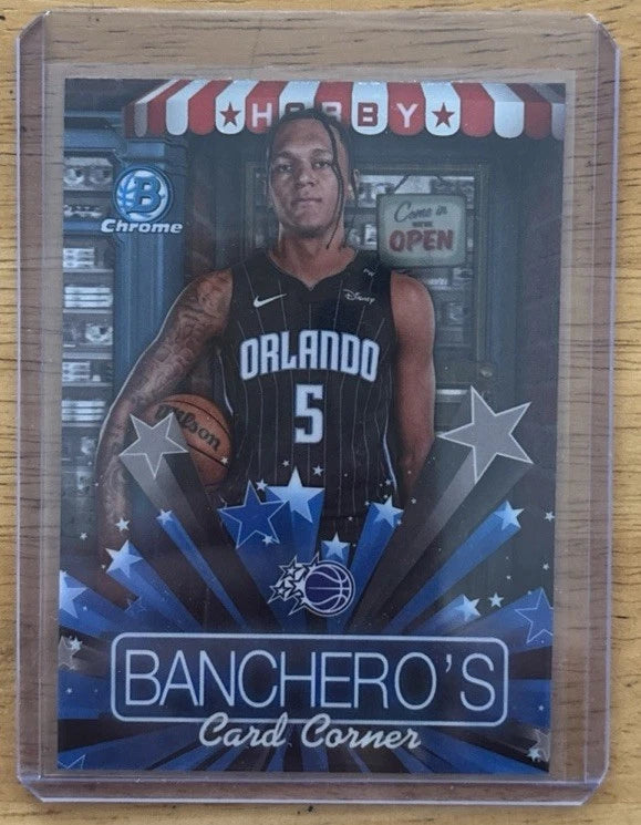 Paolo Banchero 2025-26 Bowman Chrome HS-1 Hobby Stars Card Corner Orlando Magic