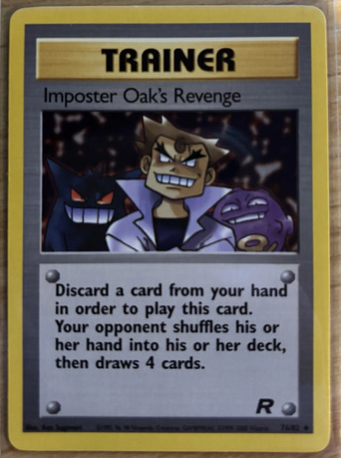 Imposter Oak's Revenge 76/82 Team Rocket Regular