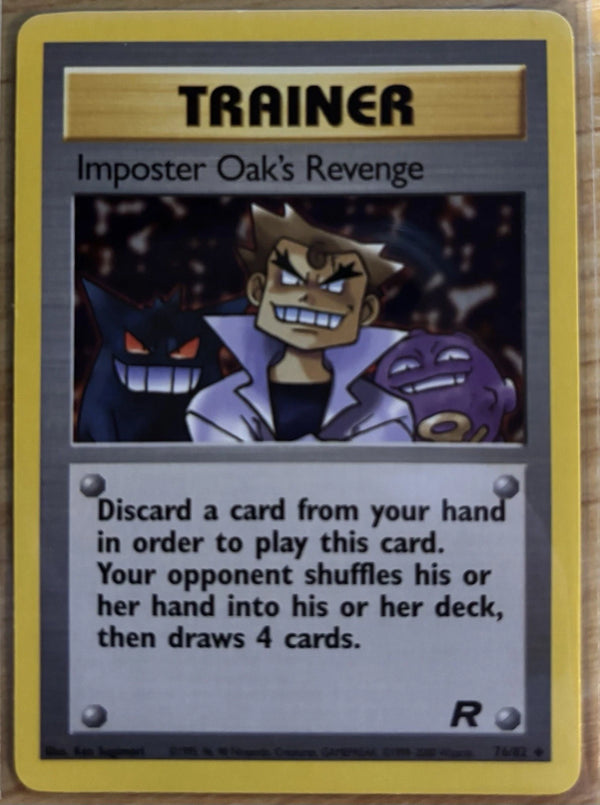 Imposter Oak's Revenge 76/82 Team Rocket Regular