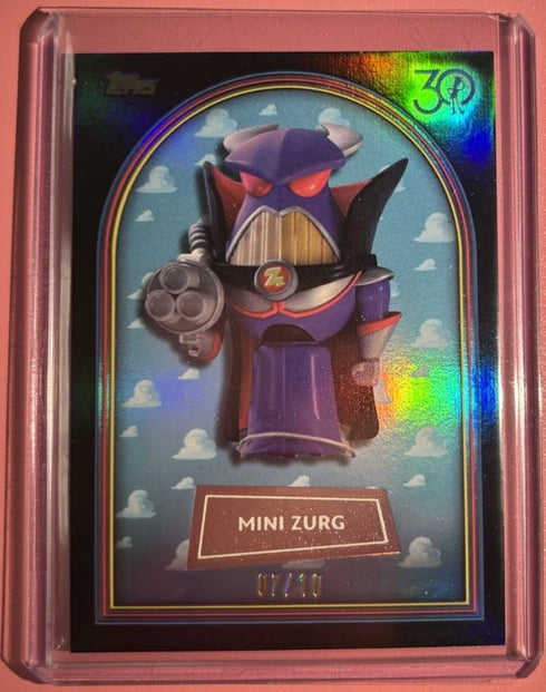 2025 Topps 30 Years Of Toy Story Mini Zurg Aqua /10