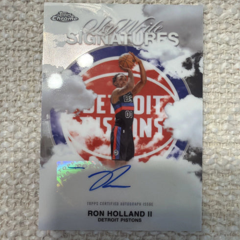 2025-26 Topps Chrome - Sky-Write Signatures Ron Holland II #SWS-RH (AU)