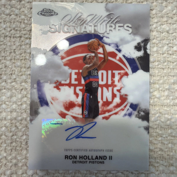 2025-26 Topps Chrome - Sky-Write Signatures Ron Holland II #SWS-RH (AU)