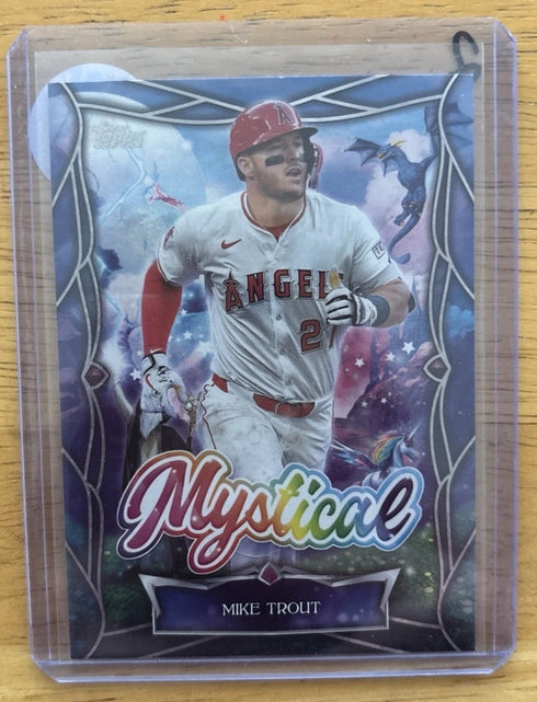 Topps 2025 Update Series Mystical Insert Mike Trout Angels MYS-19
