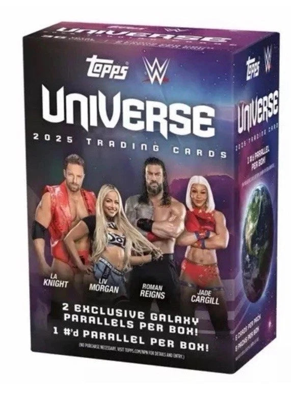 2025 Topps Universe WWE Wresting Factory Sealed Blaster Box