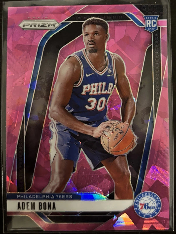 2024-25 Panini Prizm - Alexandre Sarr #264 Pink Ice Prizm (RC) Wizards
