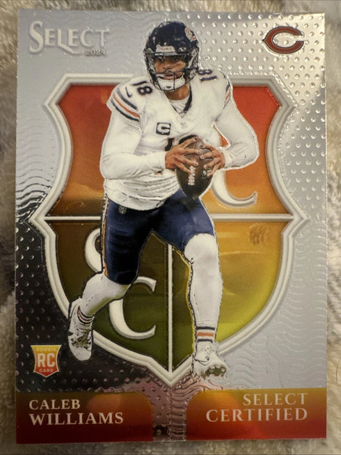 Panini 2024 Select Certified Rookie Insert Caleb Williams Chicago Bears #1