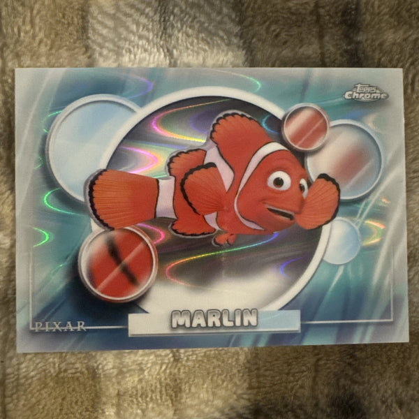 2026 Topps Chrome Disney Marlin RayWave Refractor #89