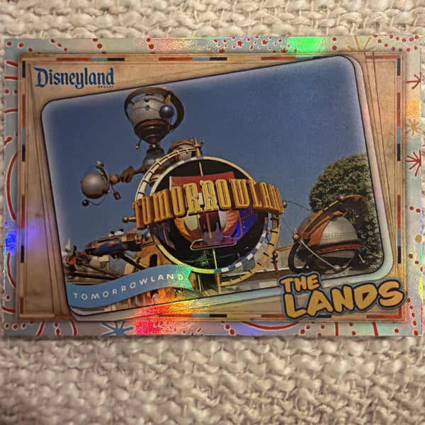 2025 Topps Disneyland 70th Anniversary The Lands foil Tomorrow Land #LNDS-3