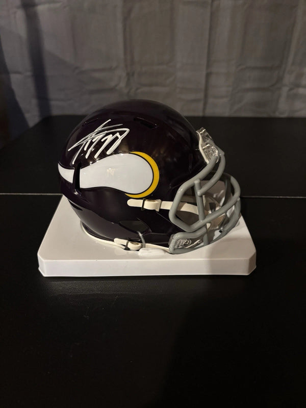 Adrian Peterson Minnesota Vikings Signed Autographed Mini Helmet - JSA COA