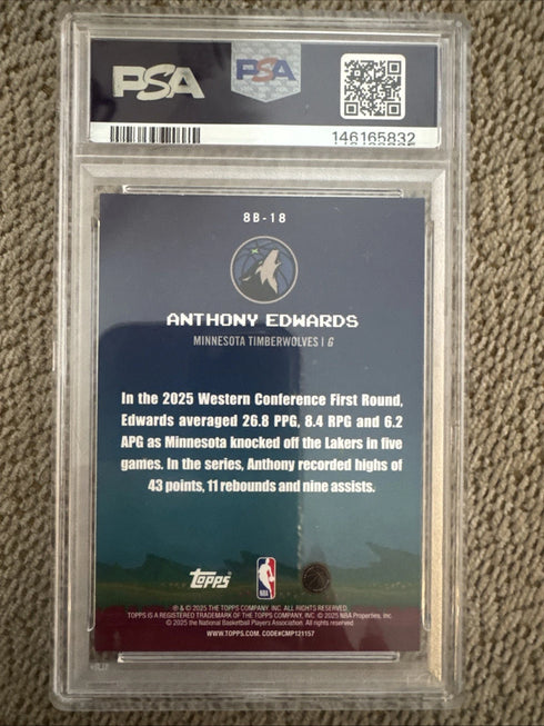 2025-26 Topps - 8-Bit Ballers Anthony Edwards #8B-18