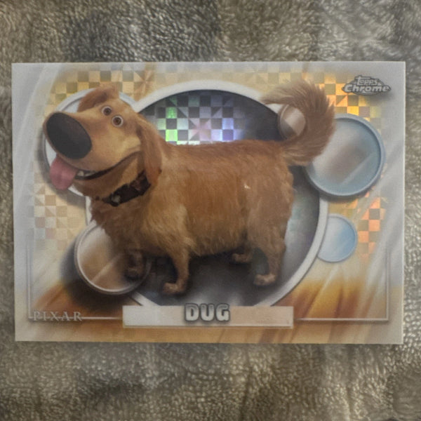 2026 Topps Chrome Disney-X-Fractor-Dug #136