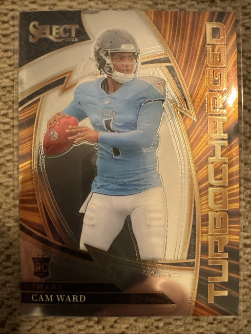 2025 Panini Select Football Cam Ward Turbocharged #23