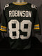 Custom Dave Robinson Signed Green Jersey XL