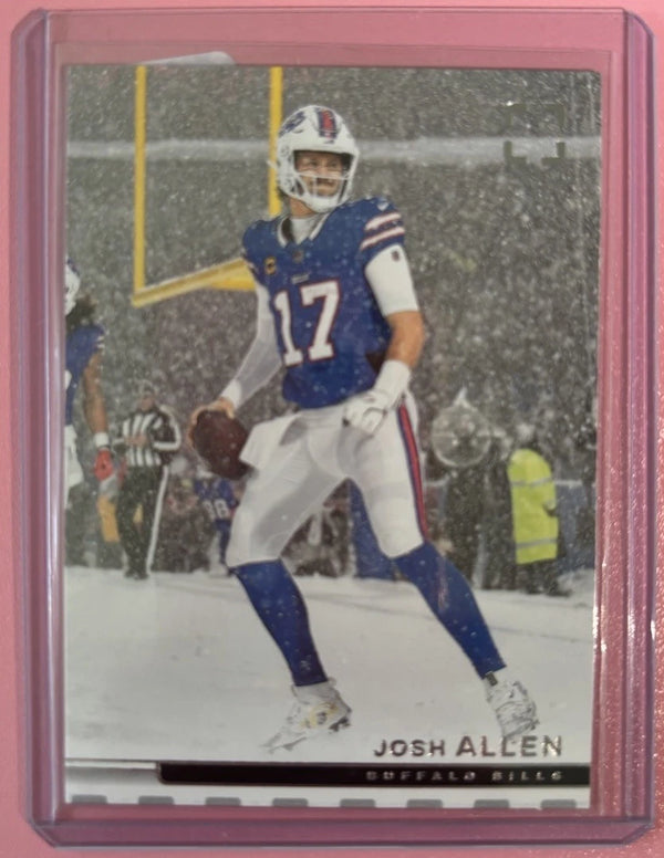 2025 Photogenic Josh Allen Snow Game Base #1 Bills