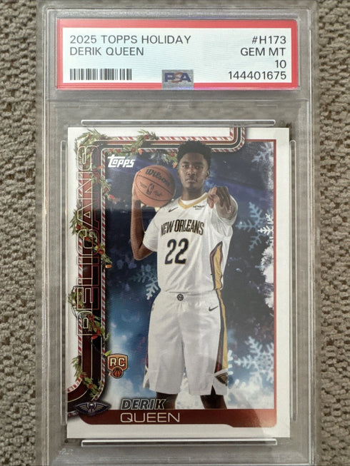 2025-26 Topps Holiday - Derik Queen #H173 (RC) PSA 10