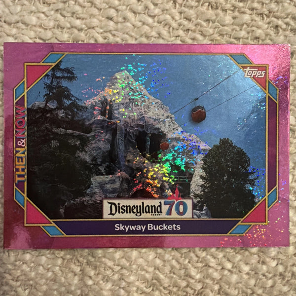 Topps Disneyland 70th Magic from the Sky Parallel Variety Trading Card Disney