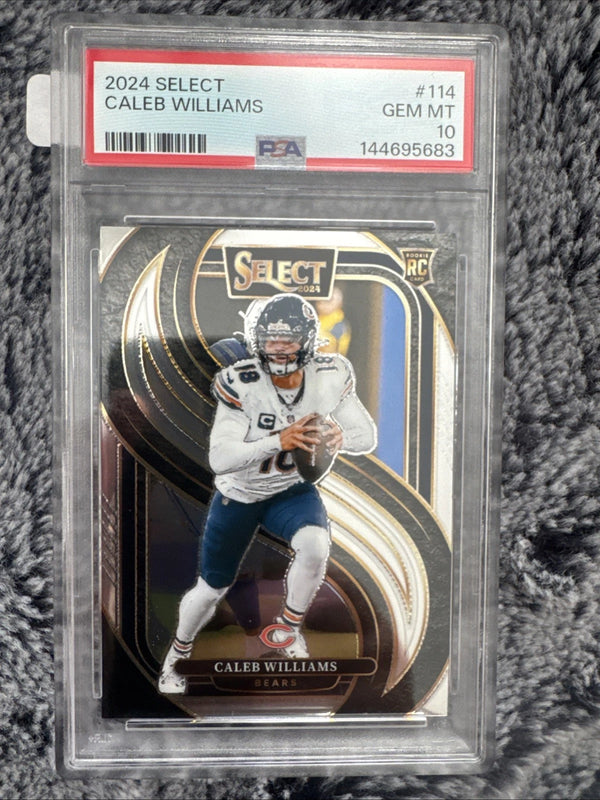 2024 Panini Select - Premier Level Caleb Williams #114 (RC) PSA 10