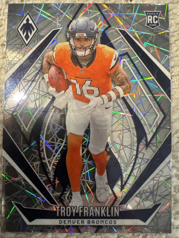 2024 Panini Phoenix Troy Franklin Rookie #244 Denver Broncos Football Card