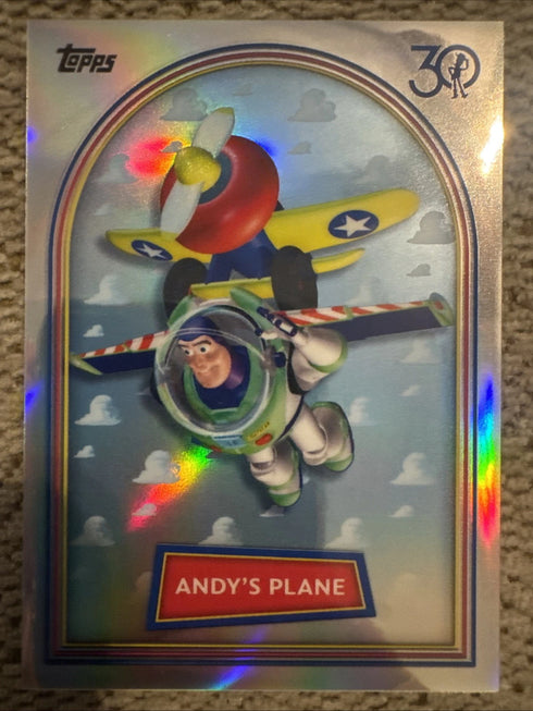 2025 Topps Disney Pixar Toy Story 30 Years Image Variation ANDY'S PLANE #45