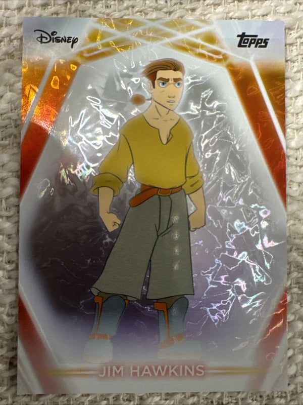 2026 Topps Neon Disney Jim Hawkins Diamante Parallel #149