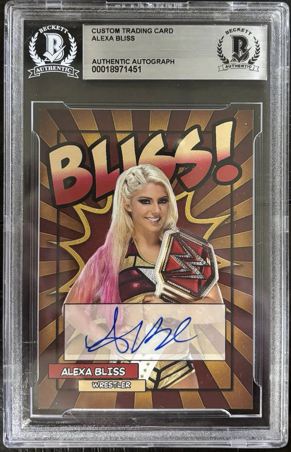Custom Trading Card Alexa Bliss