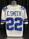 Dallas Cowboys Emmitt Smith Signed Custom White Jersey Smith Player Hologram COA
