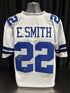 Dallas Cowboys Emmitt Smith Signed Custom White Jersey Smith Player Hologram COA