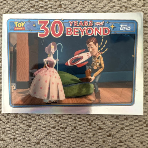 2025 Topps 30 Years of Toy Story #30Y-18 Woody, Look Under Your Boot