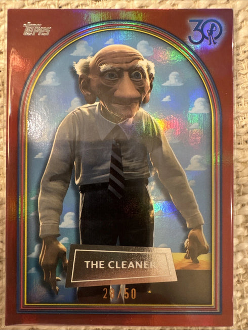 Topps 2026 30 Years Of Toy Story The Cleaner 44/50 Rose Gold Foil refractor