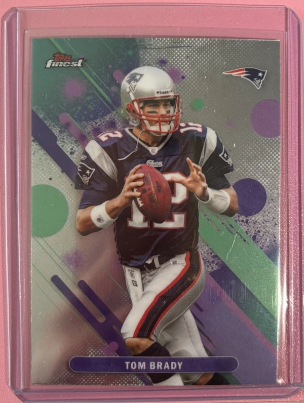 Topps Finest Tom Brady Base #100 New England Patriots 2025 NFL Football Card