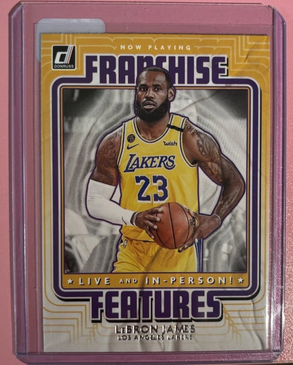 20-21 Donruss Basketball Franchise Features Lebron James SP Insert
