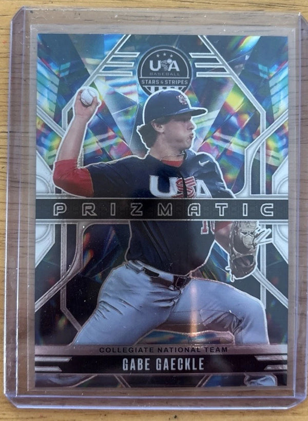 2026 Panini USA Baseball Stars & Stripes Prizm Gabe Gaeckle Prizmatic