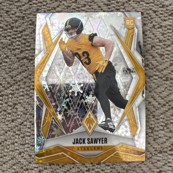 2025 Panini Phoenix Steelers Jack Sawyer Silver Winter #233