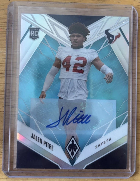 Jalen Pitre RC Auto!! 2022 Panini Phoenix Teal /25!🔥SSP!🔥
