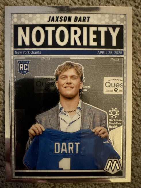 2025 Panini Mosaic - Notoriety Jaxson Dart #11 (RC)