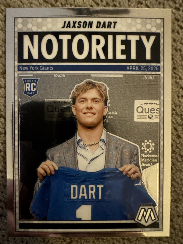 2025 Panini Mosaic - Notoriety Jaxson Dart #11 (RC)
