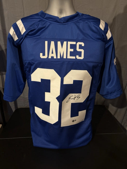 Edgerrin James Indianapolis Colts Signed Jersey Beckett COA
