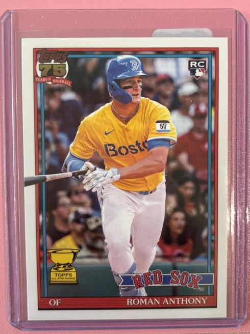 2026 Topps Series 1 Roman Anthony 75th Anniversary #T91-71 All-Star Rookie