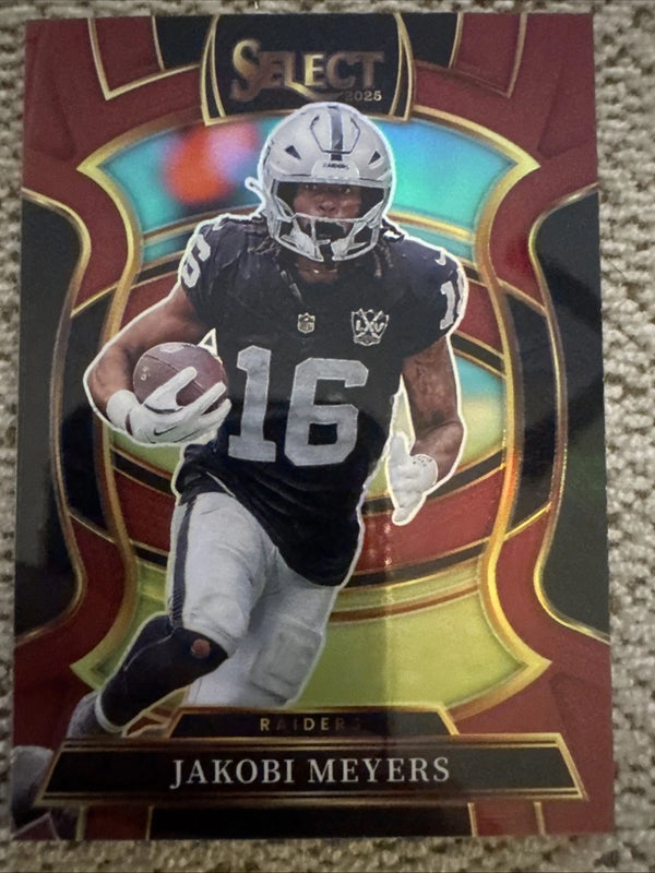 2025 Panini Select - Concourse Jakobi Meyers Red /149 Prizm #5