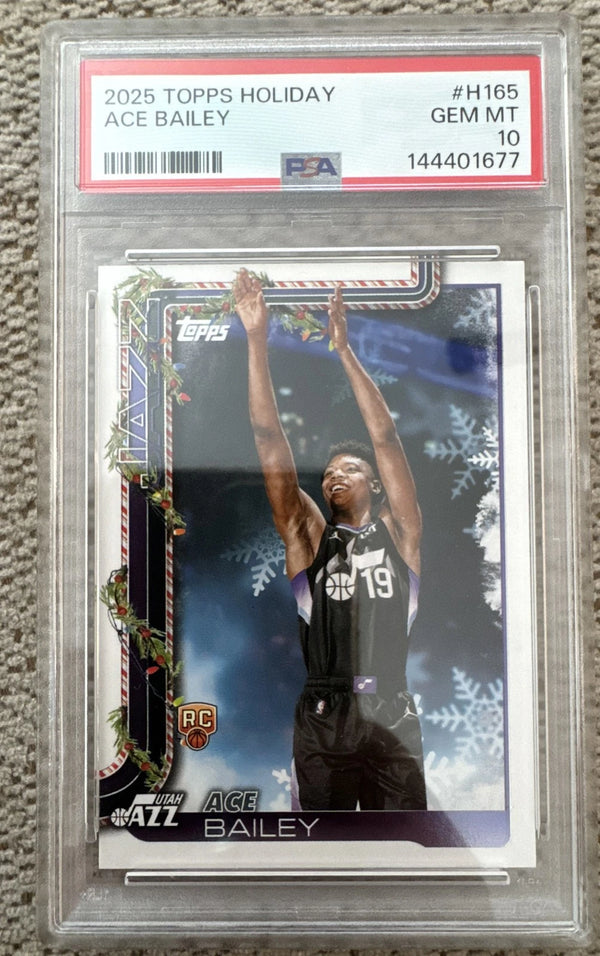 2025-26 Topps Holiday - Ace Bailey #H165 (RC) PSA 10